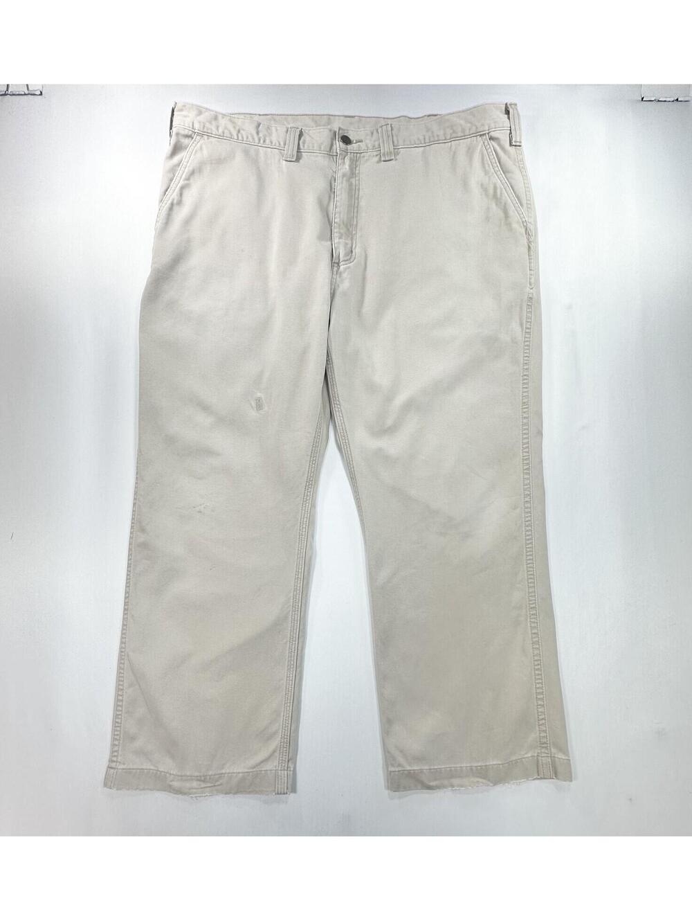 Carhartt Cotton Relaxed Fit Pocket Chinos Brown Mens 42/30